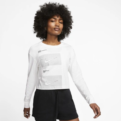 Nike Sportswear House Of Innovation Women's Long-sleeve Crop T - Main Image