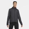 Nike Women's Shield Running Jacket In Black