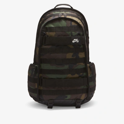 Nike Sb Rpm Skate Backpack In Camo/black