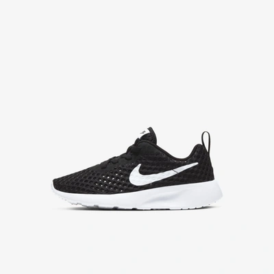 Nike Tanjun Br Little Kids' Shoe In Black,white,white