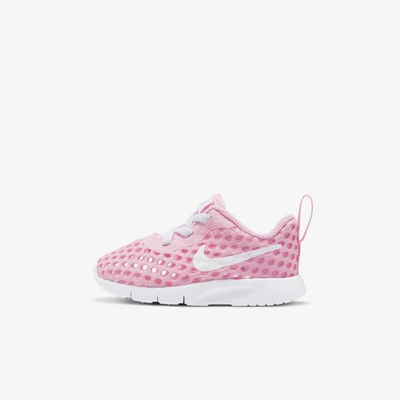 Nike Babies' Tanjun Br Toddler Shoe In Pink,white,white