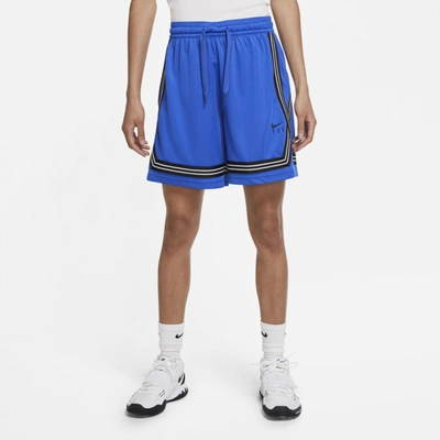 Nike Dri-fit Swoosh Fly Women's Basketball Shorts In Royal Blue,black