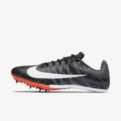 Nike Zoom Rival S 9 Women's Track & Field Sprinting Spikes In Black,iron Grey,hyper Crimson,white