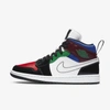 Jordan Air  1 Mid Se Women's Shoe (black) In Black,university Red,hyper Royal,white
