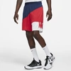 Nike Dri-fit Men's Basketball Shorts In Midnight Navy,university Red,white,university Red