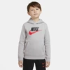 Nike Sportswear Club Fleece Big Kidsâ Pullover Hoodie In Grey