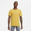 Nike Techknit Ultra Men's Running Top (dark Sulfur) In Dark Sulfur,flax