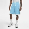 Nike Dri-fit Elite Basketball Shorts In Baltic Blue,sail,black