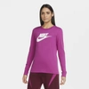 Nike Sportswear Women's Long-sleeve T-shirt In Cactus Flower