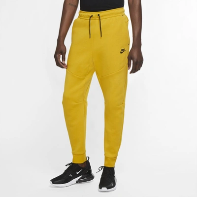 Nike Sportswear Tech Fleece Men's Joggers In Dark Sulfur,black