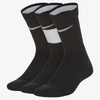 Nike Elite Kids' Basketball Crew Socks (3 Pairs) In Black