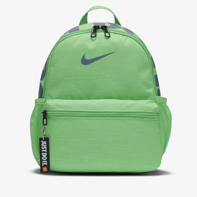 Nike Brasilia Jdi Kids' Backpack In Poison Green,poison Green,world Indigo