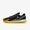 Nike Court Air Zoom Vapor Cage 4 Menâs Hard Court Tennis Shoe (black) In Black,speed Yellow,white