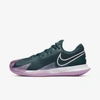 Nike Court Air Zoom Vapor Cage 4 Menâs Hard Court Tennis Shoe (dark Atomic Teal) In Dark Atomic Teal,beyond Pink,white