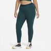 Nike Pro Women's Tights In Dark Atomic Teal,cucumber Calm,black