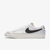 Nike Blazer Low '77 Vintage "white/black" Sneakers In White