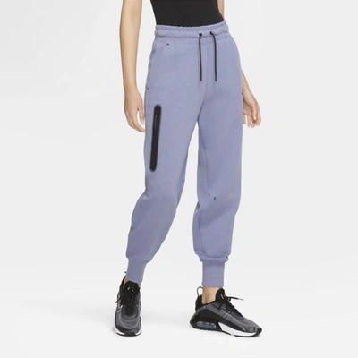 Nike Sportswear Tech Fleece Women's Pants In World Indigo,black
