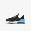 Nike Air Max 270 Extreme Little Kidsâ Shoe In Black,dark Smoke Grey,baltic Blue,metallic Gold Star