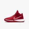 Nike Kids' Big Boys And Girls Flytrap 4 Basketball Sneakers From Finish Line In University Red,white