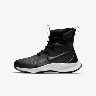 Nike Binzie Big Kids' Boots In Black,white,black