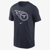 Nike Essential (nfl Tennessee Titans) Big Kids' (boys') Logo T-shirt In Blue