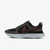 Nike React Infinity Run Flyknit 2 Running Shoe In Ridgerock,black,green Glow,chile Red