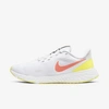 Nike Women's Revolution 5 Running Sneakers From Finish Line In White,light Voltage Yellow Ii,black,bright Mango