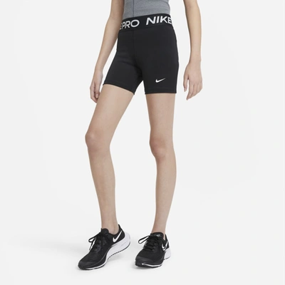 Nike Pro Big Kids' (girls') Shorts In Black
