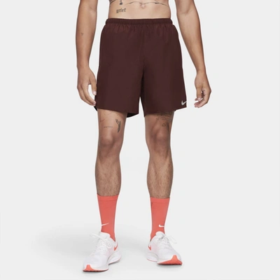 Nike Men's Challenger Brief-lined 5" Running Shorts In Mystic Dates