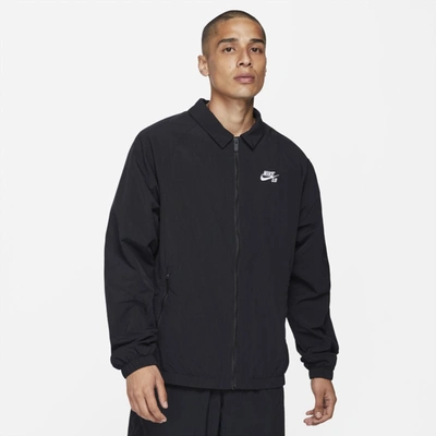 Nike Sb Skate Jacket In Black,white