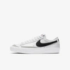 Nike Kids Black & White Blazer Low '77 Big Kids Sneakers In White,total Orange,black