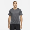Nike Rise 365 Run Division Men's Short-sleeve Running Top In Black,iron Grey