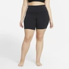 Nike Women's  Yoga Luxe Shorts (plus Size) In Black