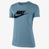 Nike Sportswear Essential T-shirt In Cerulean,black