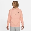 Nike Sportswear Men's Pullover Hoodie In Apricot Agate,dark Smoke Grey