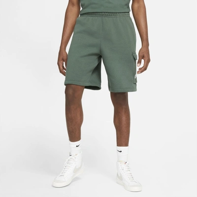 Nike Sportswear Club Men's Cargo Shorts In Galactic Jade,galactic Jade,white