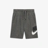 Nike Sportswear Club Little Kids' French Terry Shorts In Carbon Heather