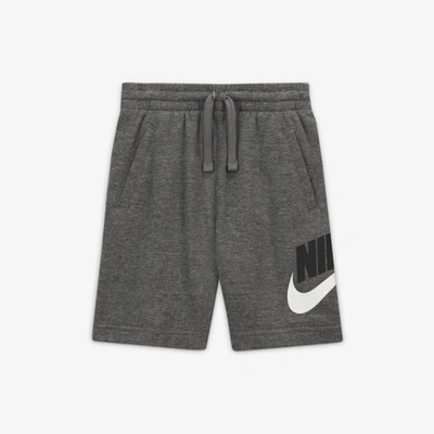 Nike Sportswear Club Little Kids' French Terry Shorts In Carbon Heather