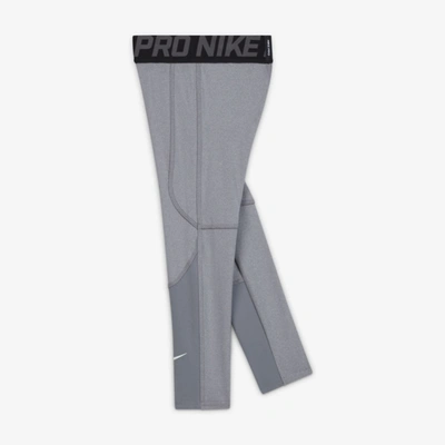Nike Babies' Pro Toddler Tights In Carbon Heather