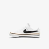 Nike Babies' Court Legacy Little Kids' Shoes In White,desert Ochre,gum Light Brown,black