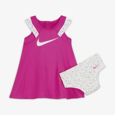 Nike Dri-fit Baby Dress In Pink