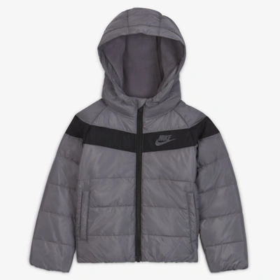 Nike Babies' Sportswear Toddler Puffer Jacket In Gunsmoke