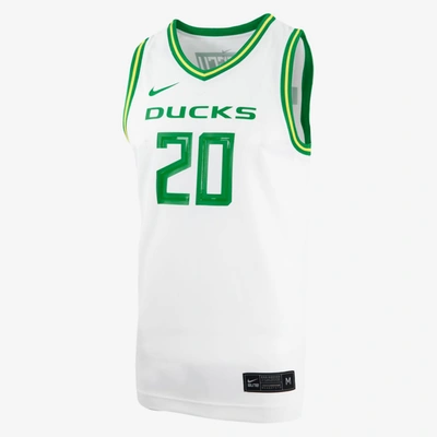 Nike College Basketball Jersey In White