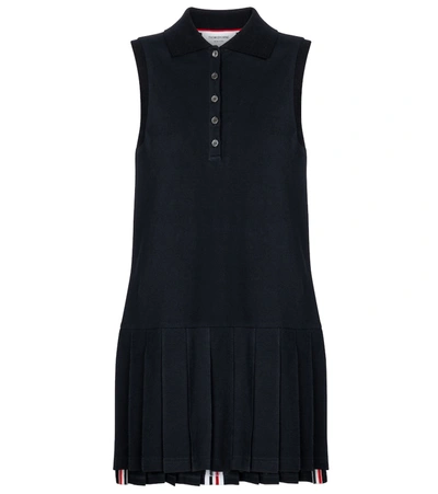 Thom Browne Dress In Blue