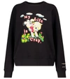 Marc Jacobs Black Magda Archer Edition 'my Life Is Crap' Sweatshirt In Black