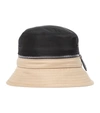BURBERRY COTTON-BLEND BUCKET HAT,P00545979