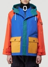 JW ANDERSON JW ANDERSON COLOUR BLOCK HOODED JACKET