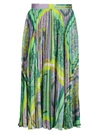 VERSACE VERSACE BAROCCO MOSAIC PRINT PLEATED SKIRT