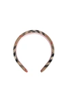 BURBERRY VINTAGE CHECK HEADBAND