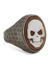 AMEDEO SKULL CAMEO RING (ONE SIZE),16261106